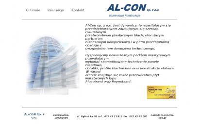 Al-Con Spółka z o.o. Aluminiowe konstrukcje