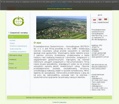 Geotech Spółka z o.o. Usługi geologiczne i geotechniczne