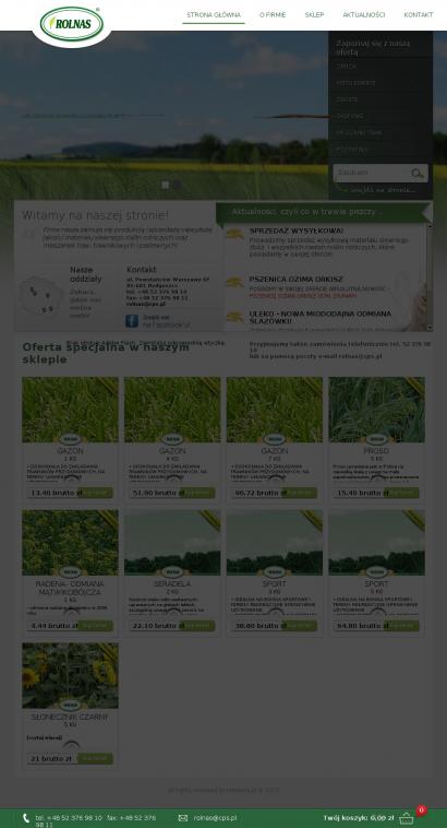 Rolnas Spółka z o.o. Przedsiębiorstwo nasienne. Producent materiału siewnego roślin rolniczych