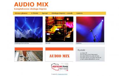 Audio Mix. Wynajem scen, oświetlenia i nagłośnienia