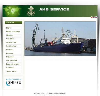AHB Service Spółka z o.o. Remonty statków i silników okrętowych