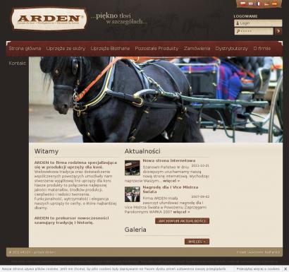 Arden. Producent uprzęży dla koni
