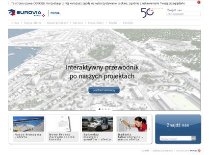 Eurovia Polska Spółka akcyjna Prace drogowe. Produkcja materiałów drogowych. Wytwórnia mas bitumicznych